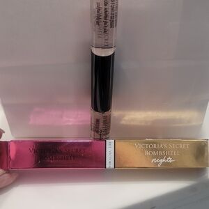 Victoria's Secret Bombshell Nights Lip Gloss - Vibrant Pink and Shimmering Gold